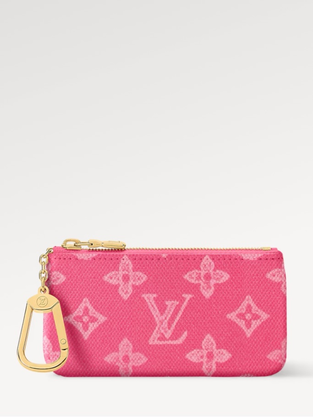 Louis Vuitton rose ruban pink monogram key pouch wallet anniversary sold out